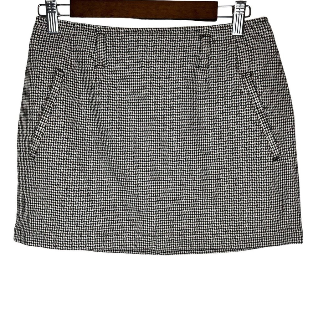 VTG Guess‎ Houndstooth Mini Skirt S
